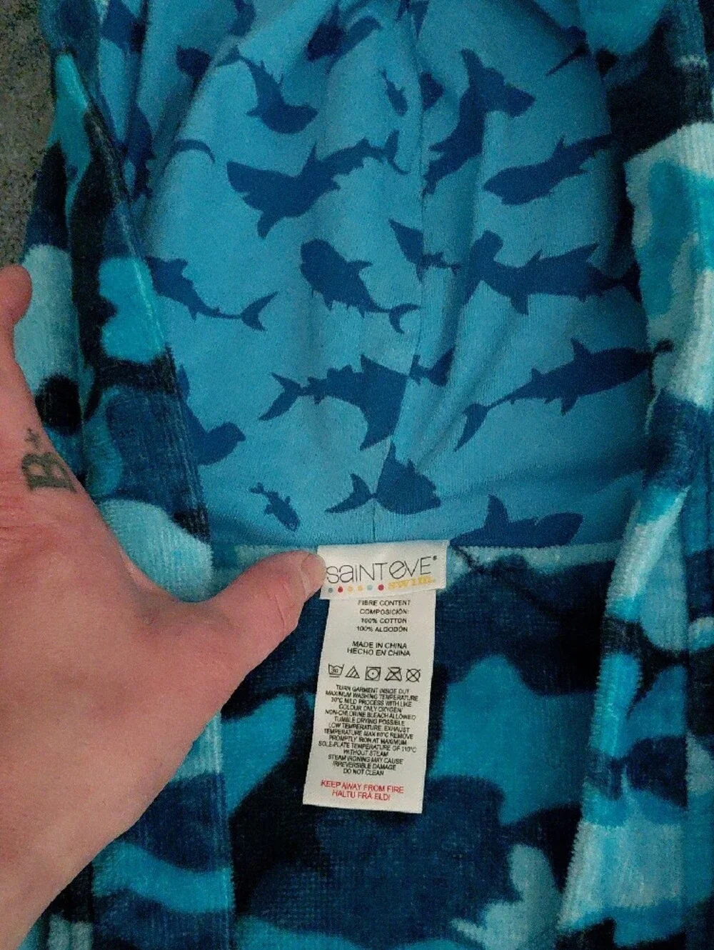 saint eve swim soft blue